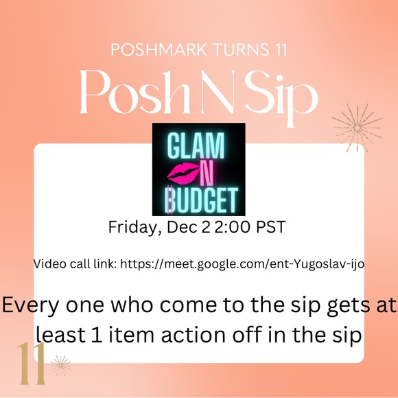 Poshmark Turns 11 Posh N Sip